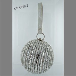 NEW Sphere Party Bling Wristlet Clutch Purse 👠